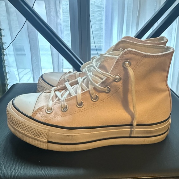 Womens Converse Chuck Taylor All Star Lift Hi Sneaker - Donut Glaze Size 7 - Picture 6 of 7